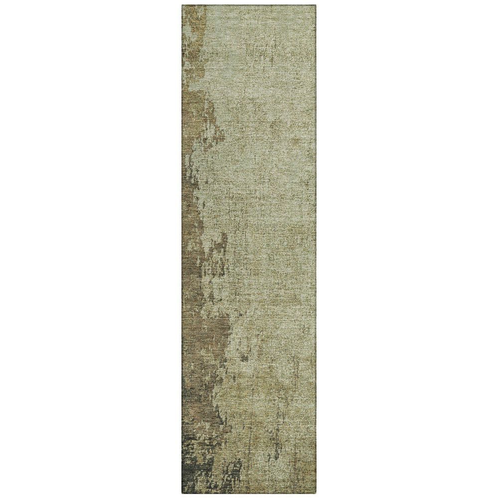 Chantille Machine Washable Indoor/Outdoor Abstract ACN1904 Olive 2 ft. 3 in. x 7 ft. 6 in. Runner Rug price history on PriceWatchPro