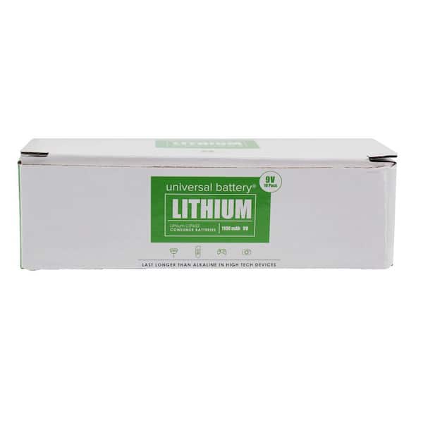 UPG Universal 9-Volt Lithium Battery (10-Pack)