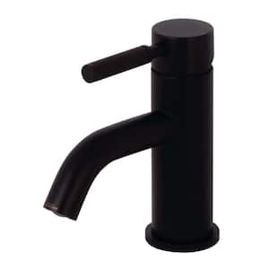 Single Hole Single-Handle Bathroom Faucet in Matte Black