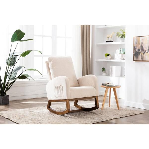 rocking chair beige