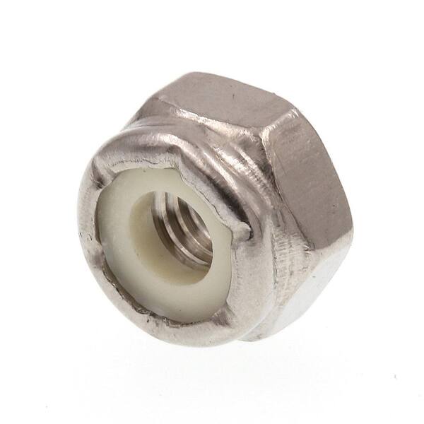 Prime-Line #10-32 Grade 18-8 Stainless Steel Nylon Insert Lock Nuts (50-Pack)