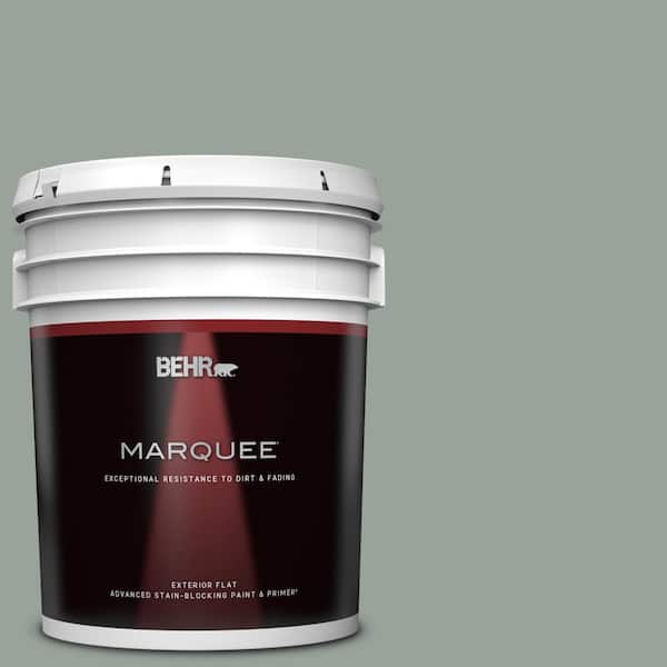 BEHR MARQUEE 5 gal. #N410-4 Natures Gift Flat Exterior Paint & Primer