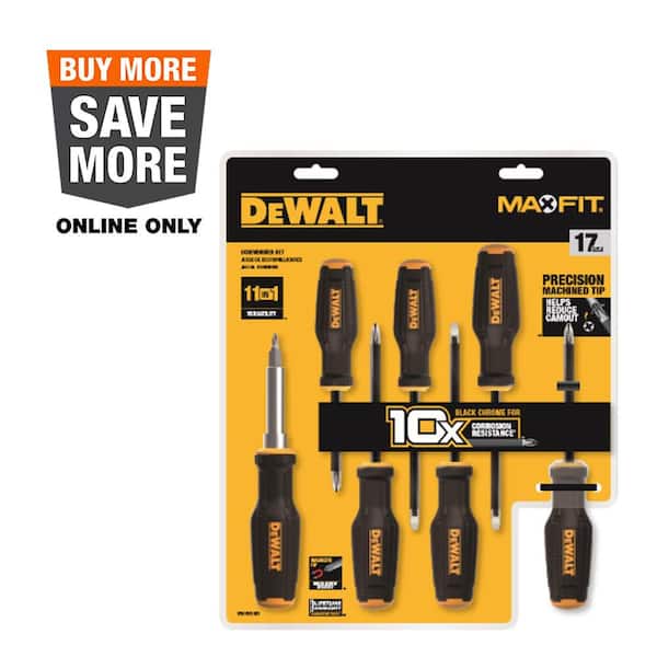 DEWALT MAXFIT Screwdriver Set (17-Piece) DWHT65103 - The Home Depot