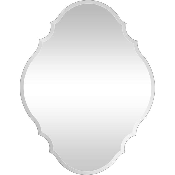 Camden Isle Dalia 30 in. x 24 in. Modern Irregular Frameless Decorative Mirror
