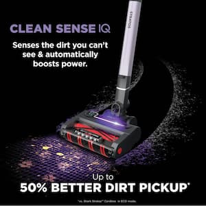 Stratos MultiFLEX Bagless Cordless Stick Vacuum with Clean Sense IQ, DuoClean Powerfins HairPro, 60min Runtime - IZ862H
