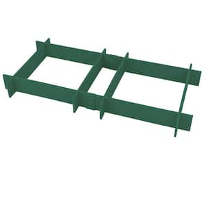 4ft. By 2 ft. Garden Green Color Raised Garden Box 5 in. high