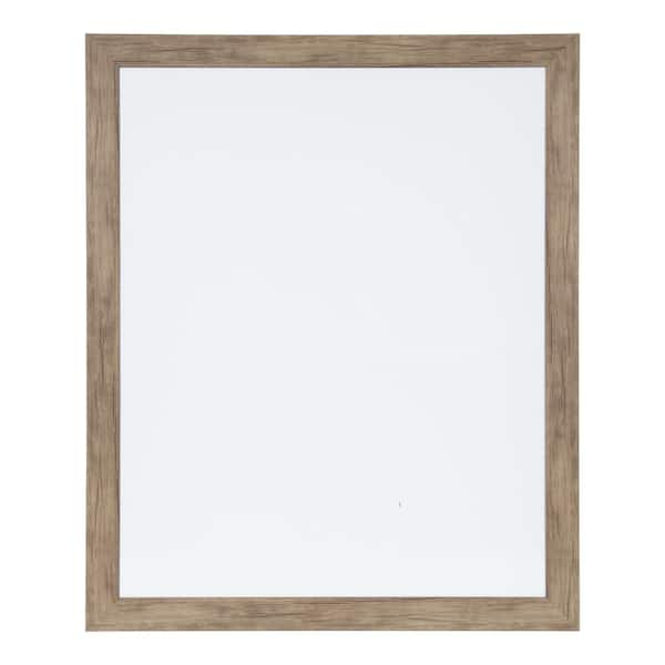 DesignOvation Beatrice Rustic Brown Rectangle Dry Erase Memo Board ...