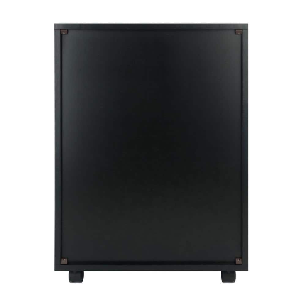 Mobile 5-Drawer Vertical Lockable Cabinet in Sleek White