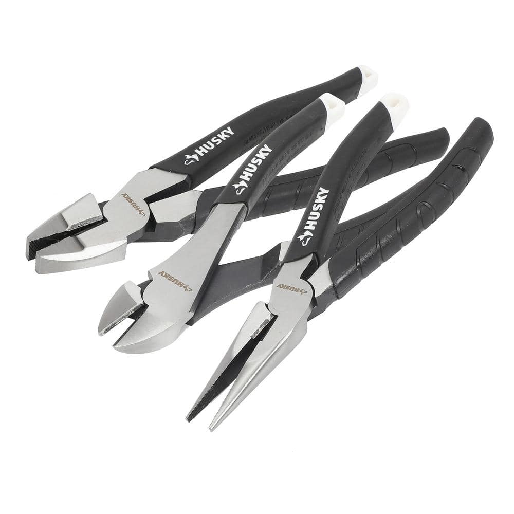 Husky 3Piece Pliers Set 90917 The Home Depot