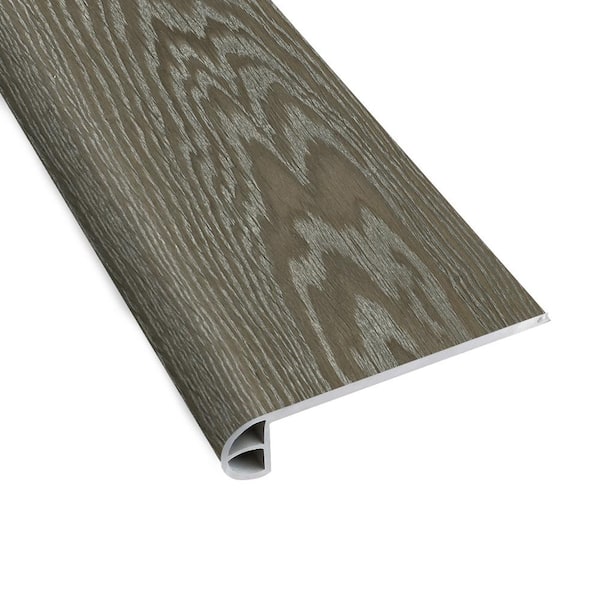 Waterproof Rigid Core Flush Stair Nosing in the color Safron 0.98 in. T x 4.33 in. W x 94 in. L
