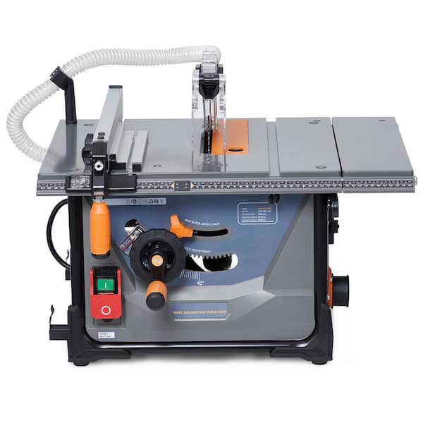 8.5 in Table Saw with Dust Collection, 5000RPM Cutting Speed, Vacuum Function, 15Amp 2000W for Professional Woodworker