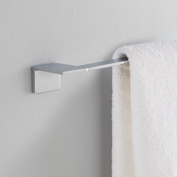 Vero 24 in. Wall Mount Towel Bar Bath Hardware Accessory in Polished Chrome
