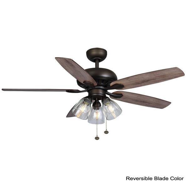 Hampton Bay Rockport 52 In Indoor Led, Home Depot Hampton Bay Ceiling Fan