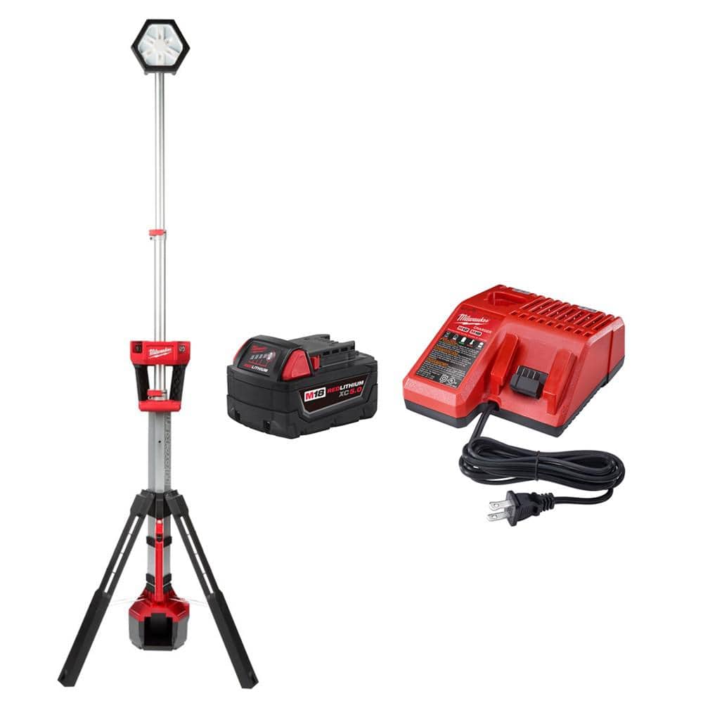 Milwaukee M18 18-Volt Lithium-Ion Cordless Rocket Dual Power Tower