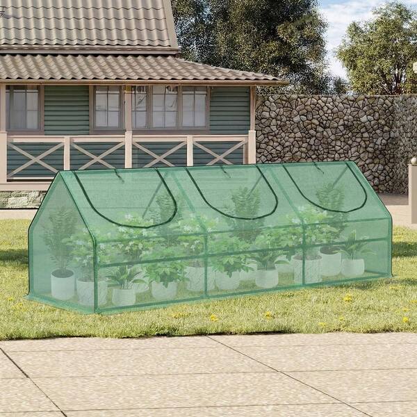 Aoodor 9 ft. W x 3 ft. D x 3 ft. H Portable Mini Greenhouse Kit