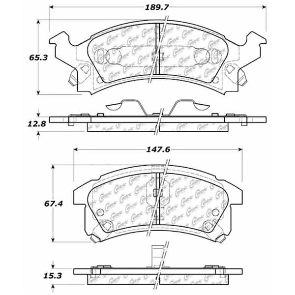 Centric Parts Disc Brake Pad Set