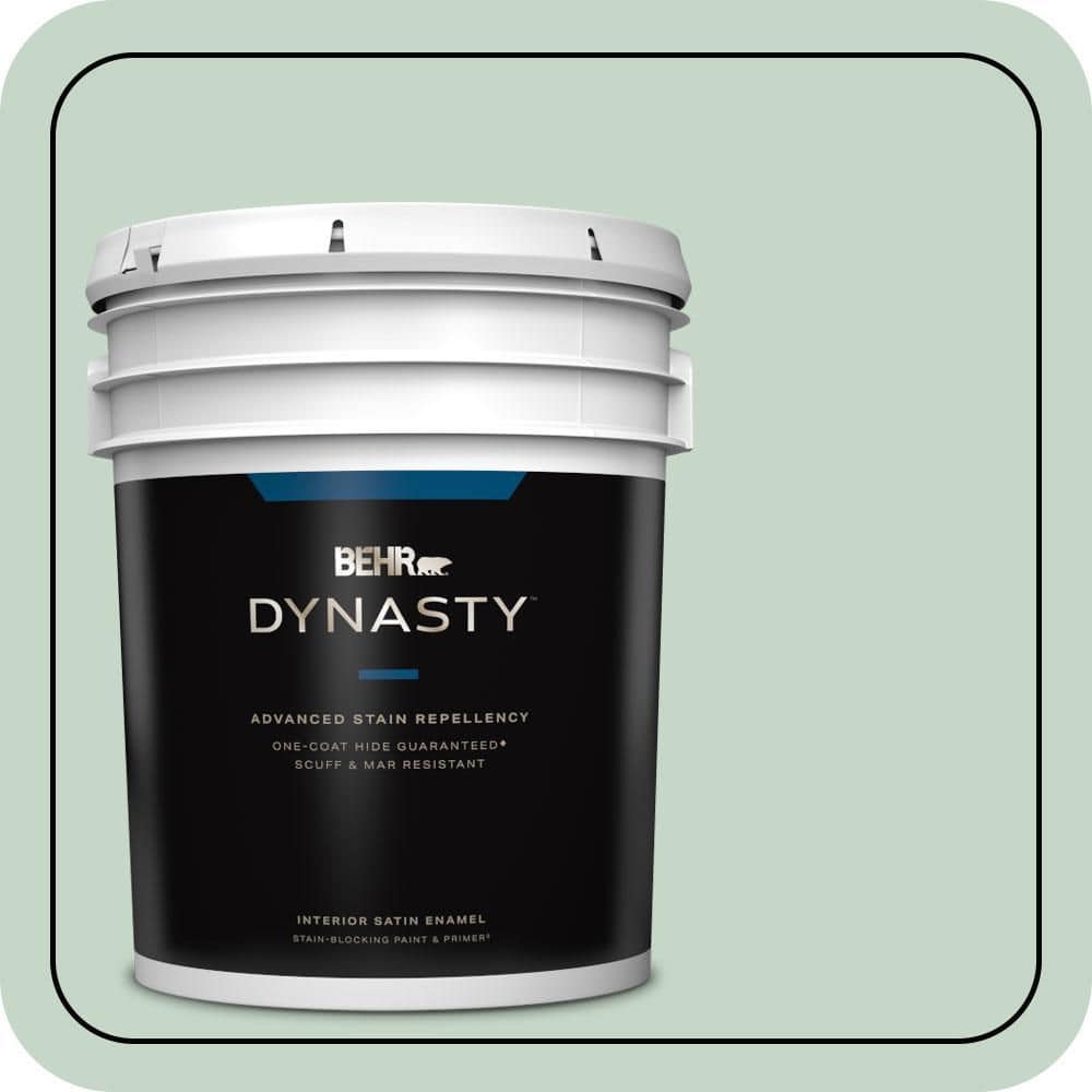 5 gal. #S410-2 New Moss Satin Enamel Interior Stain-Blocking Paint and Primer price history on PriceWatchPro