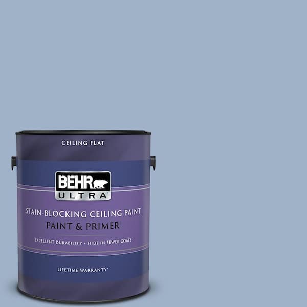BEHR ULTRA 1 gal. #S530-3 Aerial View Ceiling Flat Interior Paint and Primer