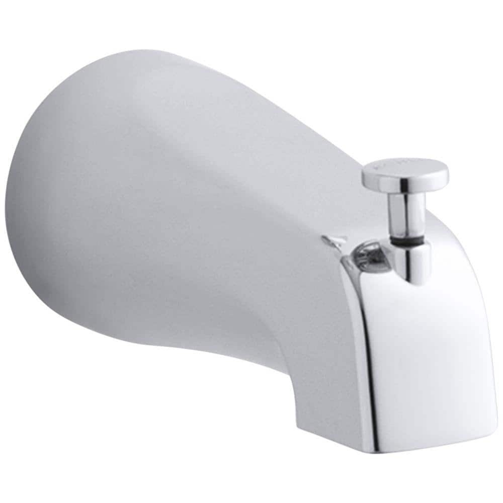 Kohler K-389 Classic 4-7/16  Diverter Wall Mounted Tub Spout - Chrome