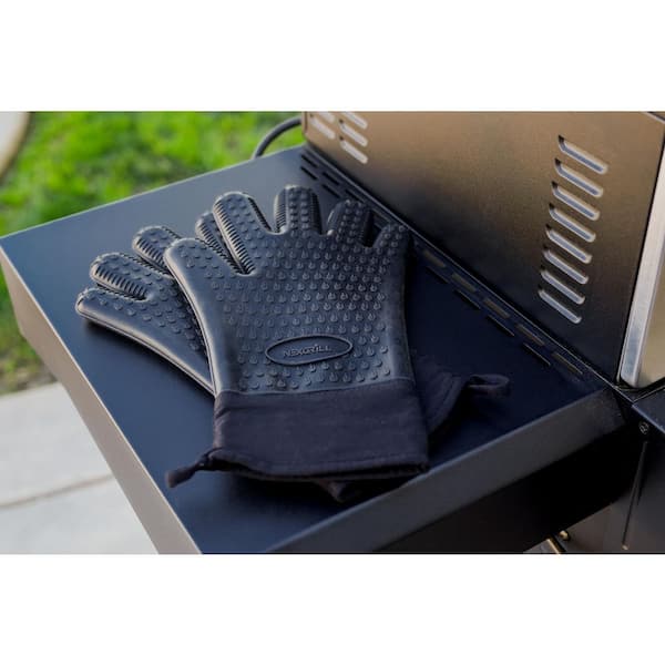 GrillPro 16 In. Black Heavy-Duty Silicone Palm Grill Mitt - Bender Lumber  Co.