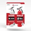 Kidde Residential and Kitchen 1-A:10-B:C Class ABC and Class BC 5.5 lbs. Fire Extinguisher (2-Pack) 21030930 21030930