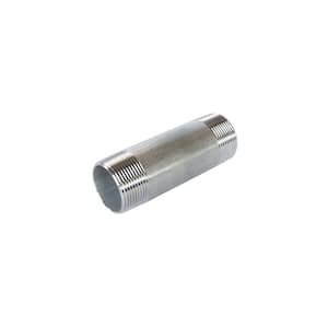 1 in. x 12 in. S40 304/304L Stainless Steel Nipple TBE