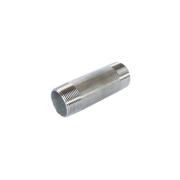 Guardian 1 in. x 12 in. S40 304/304L Stainless Steel Nipple TBE
