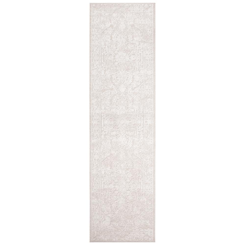Reflection Cream/Ivory 3 ft. x 8 ft. Border Floral Runner Rug price history on PriceWatchPro