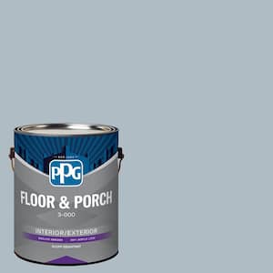 1 gal. PPG10-14 Stormy Satin Interior/Exterior Floor and Porch Paint