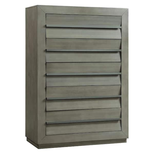 Picket House Furnishings Cosmo 5-Drawer Chest in Grey