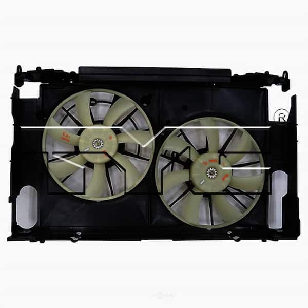 TYC Dual Radiator and Condenser Fan Assembly 2013-2014 Toyota RAV4 - -L  ELECTRIC 623290 - The Home Depot