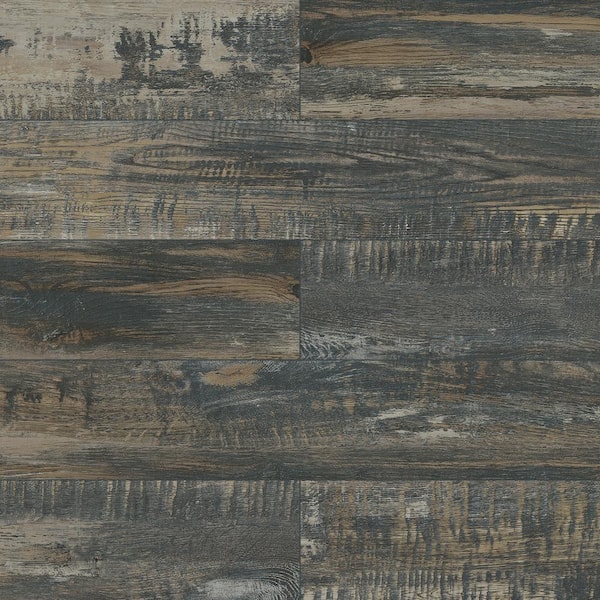 Vintage Blue 7.17 in. W x 48 in. L Waterproof Hybrid Resilient Flooring (23.96 sq. ft./Case)