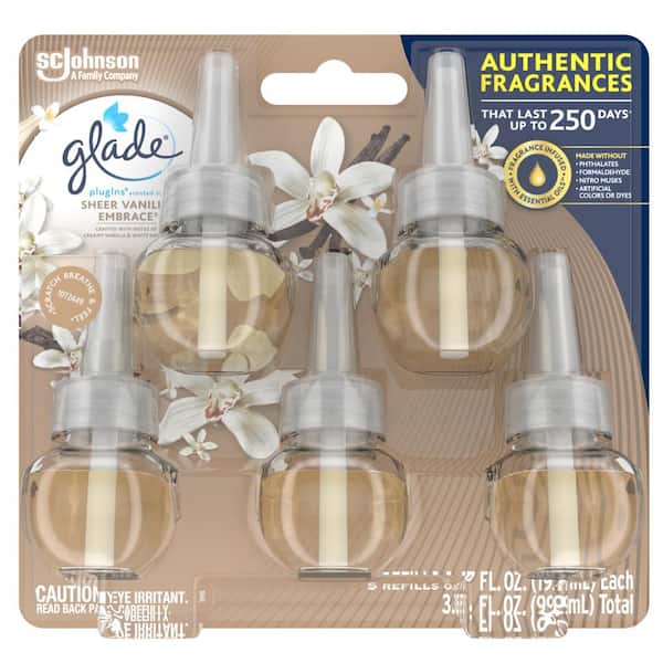 Glade 3.35 fl oz Sheer Vanilla Embrace PlugIns Scented Oil Refill (5 ct)