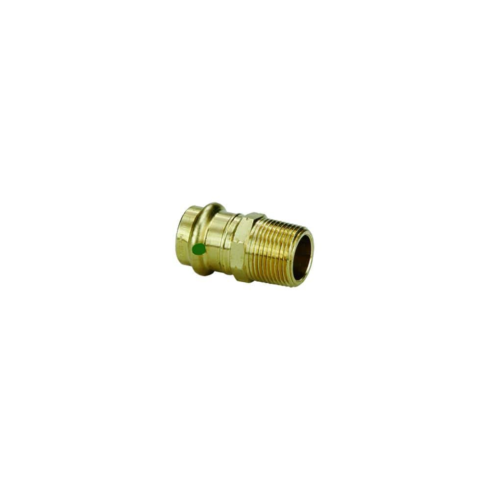 Viega ProPress 1-1/2 In. Press X 2 In. MPT Zero-Lead Bronze Adapter ...