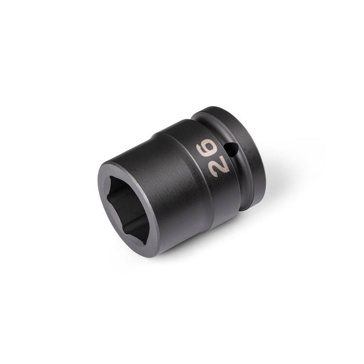 TEKTON 3/4 in. Drive x 26 mm 6-Point Impact Socket