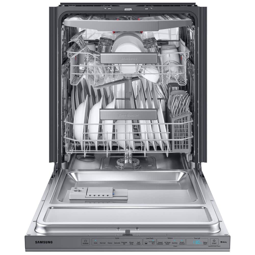 Stainless Steel Smart Built-In Dishwasher with Wi-Fi and 3 Racks