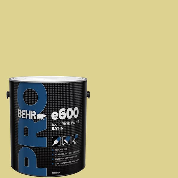 BEHR PRO 1 gal. #T17-16 Thats My Lime Satin Exterior Paint