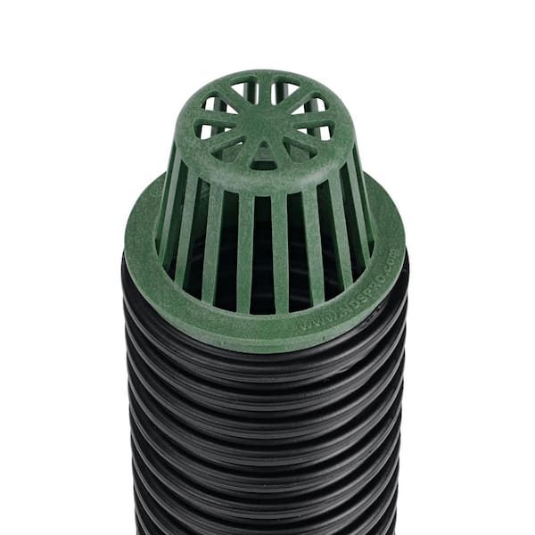 NDS 4 in. Round Drainage Grates for Pipes and Fittings 1-1/2-in L x  4-1/2-in W x 3-in or 4-in dia Grate in the Outdoor Drainage Accessories  department at