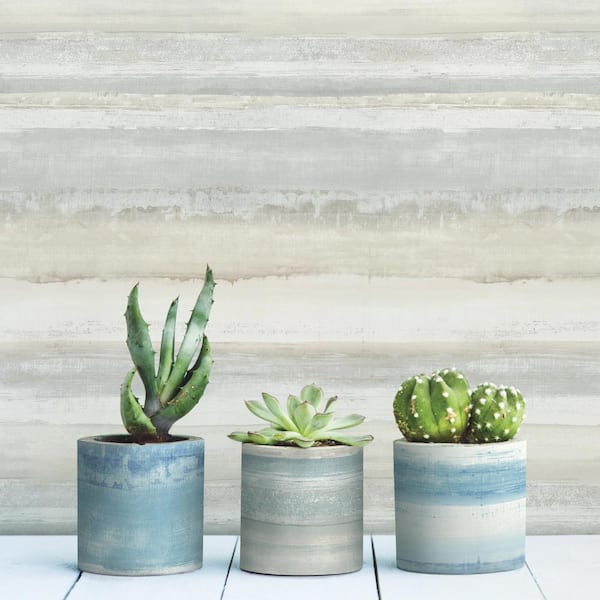 Watercolor Stripe Peel and Stick Wallpaper (Covers 28.18 sq. ft.)
