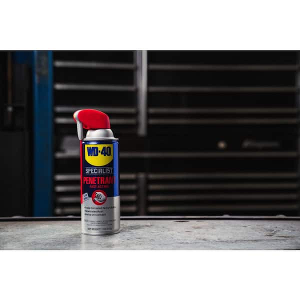 WD-40 12 oz. Original WD-40 Formula, Multi-Purpose Lubricant Spray with  Smart Straw 49005 - The Home Depot