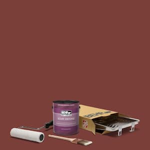 1 gal. #PPU2-02 Red Pepper Extra Durable Eggshell Enamel Interior Paint and 5-Piece Wooster Set All-in-One Project Kit