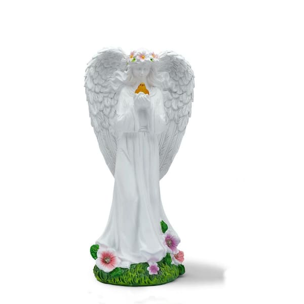 12 Inch Solar Angels for Outside Garden, Garden Statues