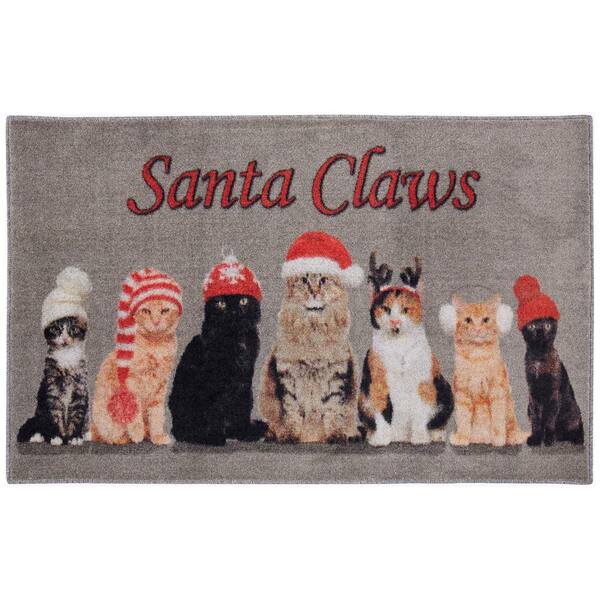 Mohawk Home Santa Claws Multi 2 ft. 6 in. x 4 ft. 2 in. Area Rug