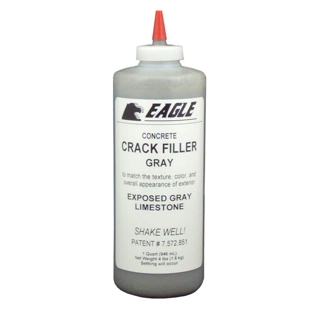 Eagle 1 qt. Squeeze Bottle Crack Filler for Gray Chipped Limestone ...