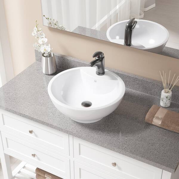 Mr Direct Porcelain Vessel Sink In White With 722 Faucet And Pop Up Drain Antique Bronze V2702 W Abr - Bathroom Vessel Sink Wash Tub San Antonio Mr Direct Porcelain Vessel Sink In White With 722 Faucet And Pop Up Drain Antique Bronze V2702 W Abr - Bathroom Vessel Sink Wash Tub San Antonio
