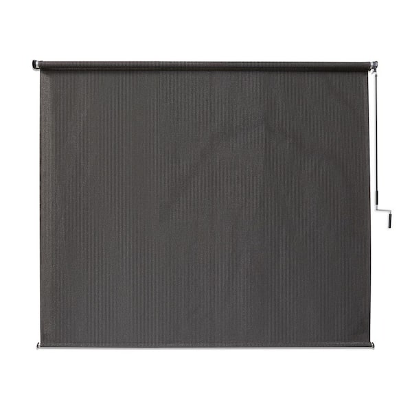 Coolaroo Montecito Cordless UV Blocking Fade Resistant Fabric Exterior Roller Shade 96 in. W x 96 in. L