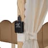 Natural Twin Size Expandable Kid Bed with Arched Roof
