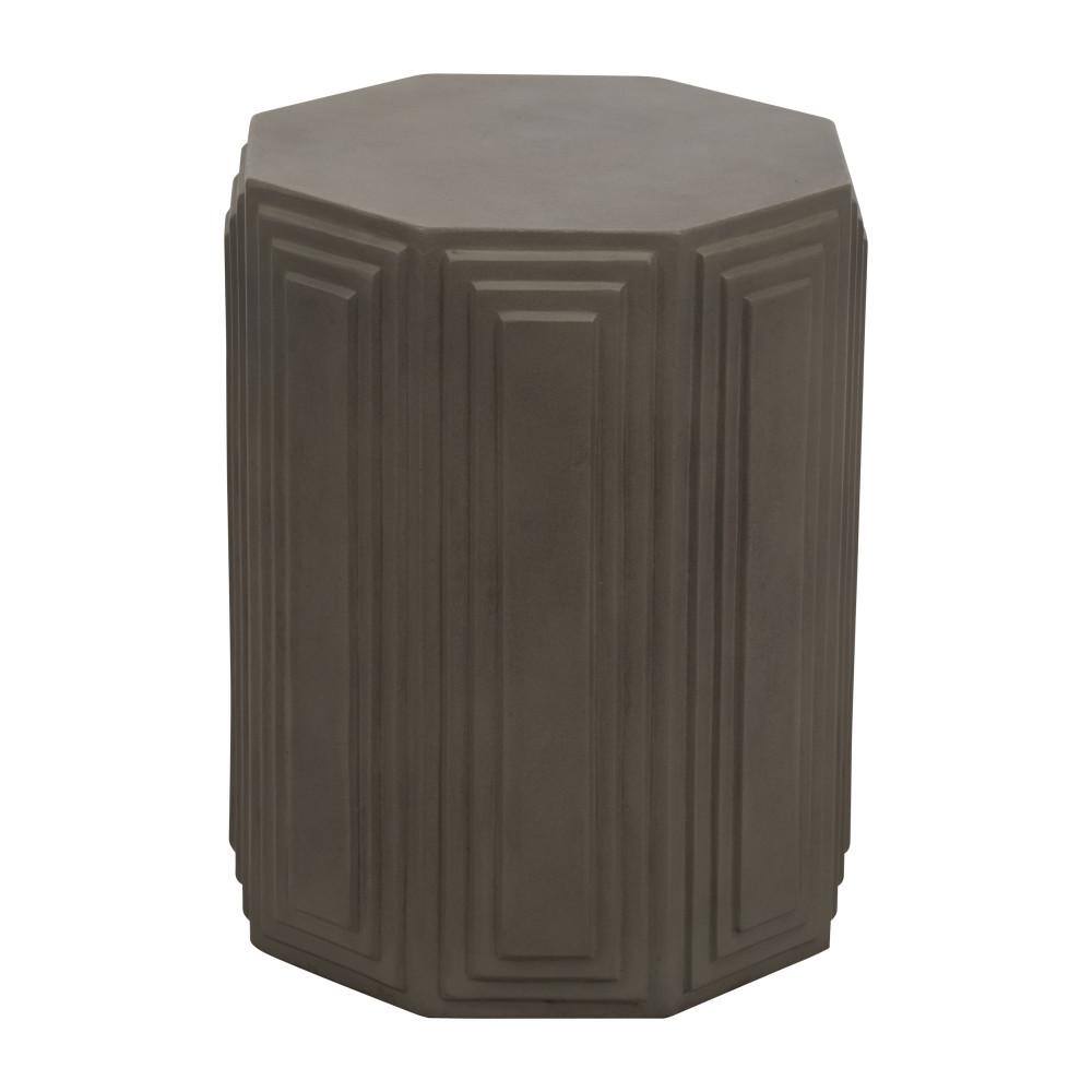 14 in. Gray Hexagon Concrete Accent Table price history on PriceWatchPro