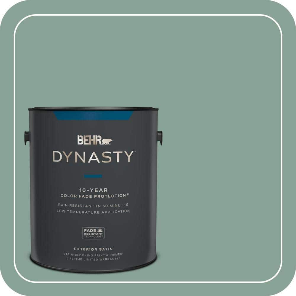 1 gal. #T16-12 Modern Mint Satin Enamel Exterior Stain-Blocking Paint & Primer price history on PriceWatchPro