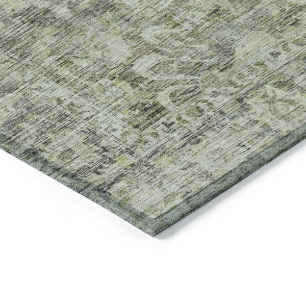 Chantille Machine Washable Indoor/Outdoor Abstract ACN1744 Aloe 5 ft. x 7 ft. 6 in. Area Rug